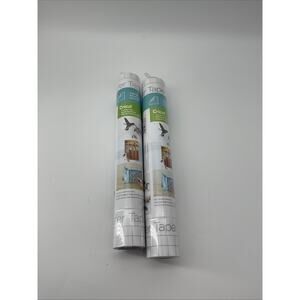 2 NEW Sealed Cricut 12" x 48" Vinyl Transfer Tape Grip Rolls Sealed